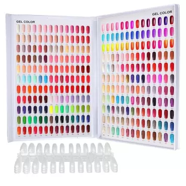 308 Nail Color Chart Display, UV Gel Polish Book N...