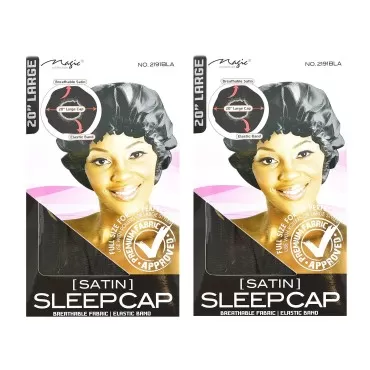 Magic Satin Sleep Cap - 2 pack