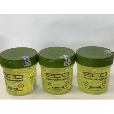 3x Eco Styler Olive Oil Styling Gel - Haargel 473m...