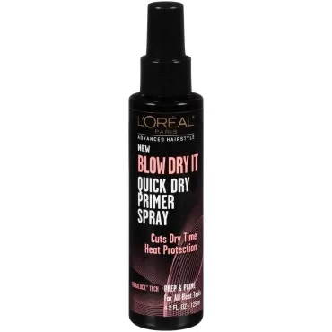 L'Oreal Paris Advanced Hairstyle BLOW DRY IT Quick Dry Primer Spray 4.2 fl; oz.