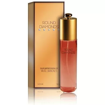 Round Diamonds Perfume - Our Impression of White Diamonds: Size 3.3 Ounce