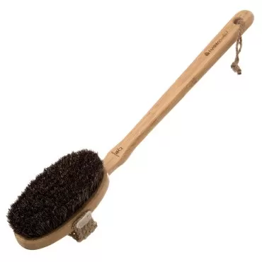 Hydrea London Bamboo Mane & Cactus Bristle Bath Br...
