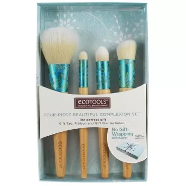 EcoTools-Cruelty Free Four Piece Beautiful Complexion Set 4 Count-Mattifying Finish, Skin Perfecting, Eye Perfecting, Correcting Concealer