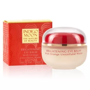 INDIGO MOON Brightening Eye Balm with Orange Unicellular Water, 1.05 Ounce