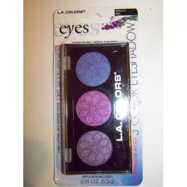 L.A. Colors 3 Color Eyeshadow, Iris