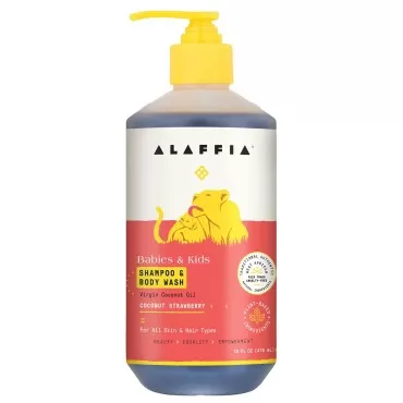 Alaffia Babies and Kids Shampoo and Body Wash, Gen...