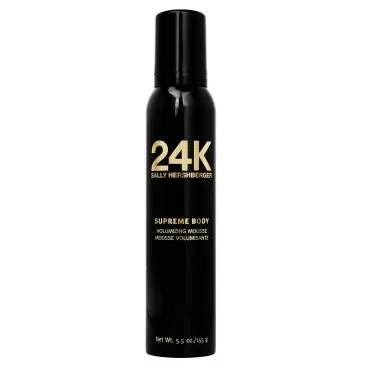 SALLY HERSHBERGER 24K Supreme Body Volumizing Mousse - Luxurious, Weightless Sculpting Foam - Maximum Control And Extreme Flexible Hold - Paraben, Sulphate And Phthalate Free, UV Resistant - 5.5 oz