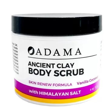 Adama, Ancient Clay, Body Scrub, Vanilla Coconut, ...