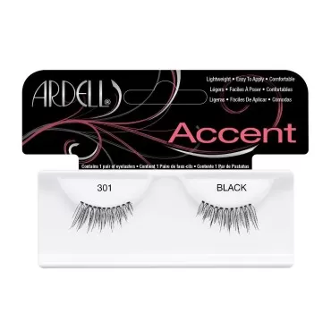 Ardell Accents Lashes Pair Black - 301 (Pack of 6 ...