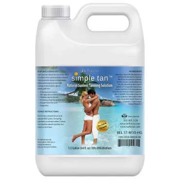Belloccio Simple Tan Half Gallon Bottle of Profess...