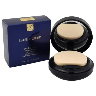 Estee Lauder Women's Double Wear Makeup To Go Liquid Compact, 3C2 Pebble, 0.40 Ounce