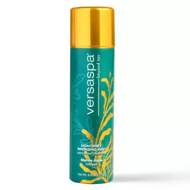 Versa Spa MONTEREY Bronzing Mist Sunless Self Tanner with Warm Brown and Caramel Undertones for Body and Face, 6 Ounces