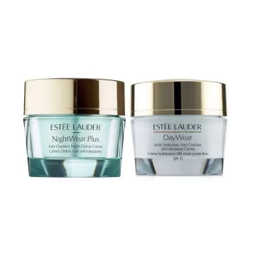 Estee Lauer DayWear Advanced Protection Anti-Oxidant Creme (15 ml) and NightWear Plus Anti-Oxidant Detox Creme (15ml)