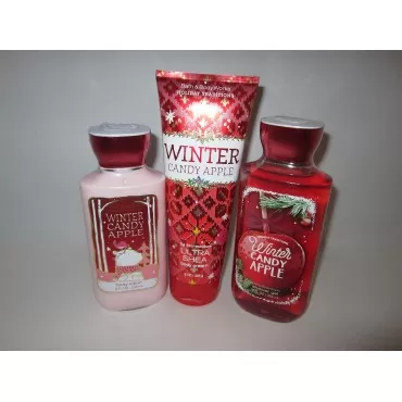 Bath & Body Works Winter Candy Apple Bagged Gift S...