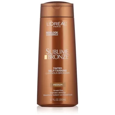L'Oreal Paris Sublime Bronze Luminous Bronzer Self-Tanning Lotion, 6.7 oz.