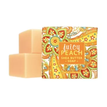Greenwich Bay Trading Company 1.9oz Soap Bulk Packs of 12 (Juicy Peach Shea Butter)