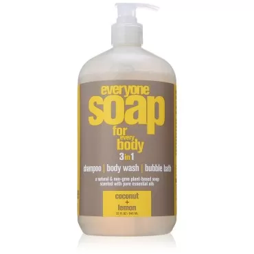 EO Products Everyone Botanical 3-In-1 Coconut & Lemon Soap 32 Ounce