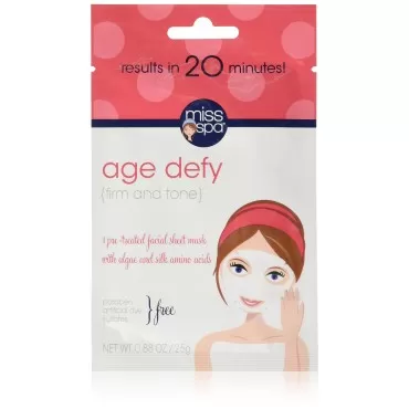 Miss Spa Age Defy Facial Sheet Mask, 0.88 Ounce