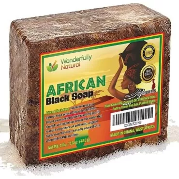 Organic African Black Soap - For Acne & Dark Spots...