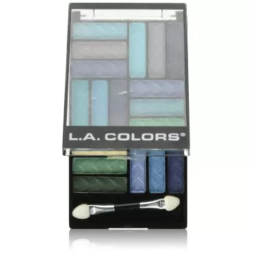 L.A. COLORS 18 Color Eyeshadow Palette, Shady Lady, 0.70 Oz,Powder