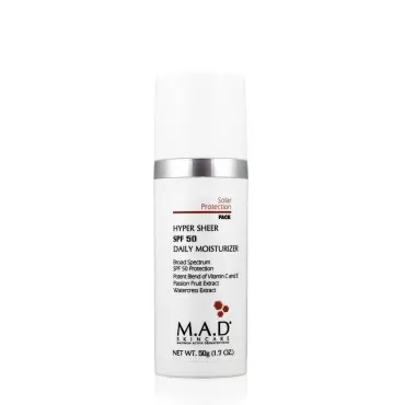 M.A.D Skincare Hyper Sheer SPF 50 Daily Moisturize...