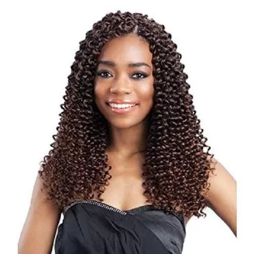 FreeTress Synthetic Hair Crochet Braids Water Wave Bulk 12