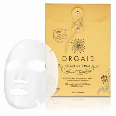ORGAID Organic Sheet Mask | Made in USA (Vitamin C...