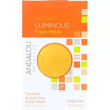 Instant Luminous Clay Mask Andalou Naturals .28 oz Packet