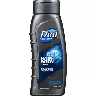 Dial For Men Hair and Body Wash, Hydro Fresh, 16 Fluid Ounce