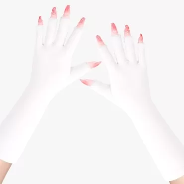 SUBAY UV Gloves for Gel Nail, UV Protection Finger...