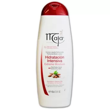 Maja Hidratacion Intensiva Body Lotion | Moisturizing Body Cream for Extra Dry Skin, Giving Softer Skin with Healthy Look; 13.5 Ounces