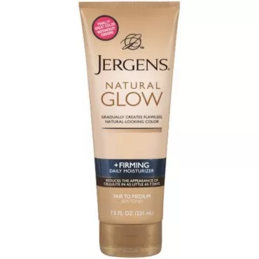 Jergens Natural Glow Daily Moisturizer Firming Medium Skin Tones 7.50 oz (Pack of 3)