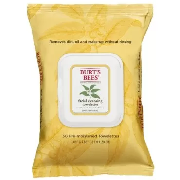 Burts Facial Wipes White Size 30ct Burts Facial Wi...