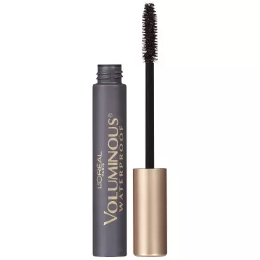 L'Oreal Voluminous Waterproof Volume Building Mascara, Black [360], 0.28 oz (Pack of 3)