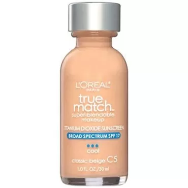 L'Oreal True Match Super Blendable Makeup, Classic Beige [C5], 1 oz (Pack of 3)