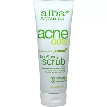 Alba Botanica Natural AcneDote Face & Body Scrub 8...