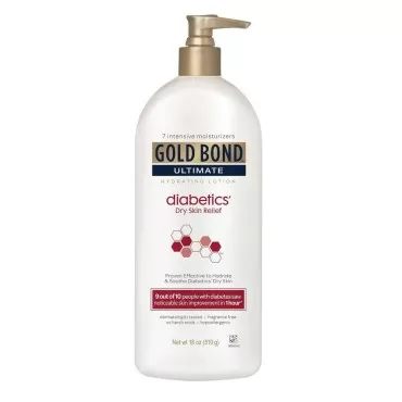 Gold Bond Ultimate Hydrating Lotion, Diabetics Dry Skin Relief 18 oz (Pack of 6)