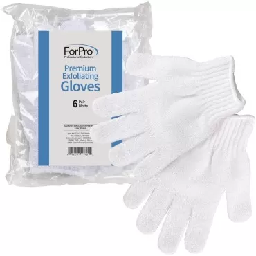 ForPro Premium Exfoliating Gloves for Cosmetic App...