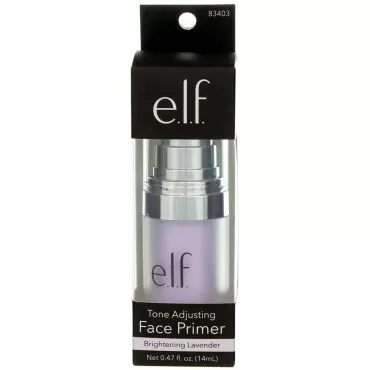 e.l.f. Tone Adjusting Face Primer, Brightening Lavender, 0.47 fl oz
