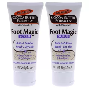 Palmers Cocoa Butter Foot Magic Scrub 2.1 Ounce (62ml) (2 Pack)