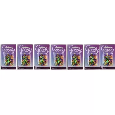 Goody Classics Elastic, Polybands Mini, Neon 75 ea (Pack of 7)