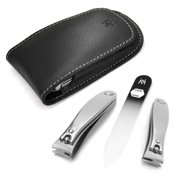 GERMANIKURE 3pc Travel Manicure Set - FINOX Stainl...