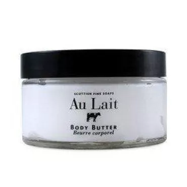 Scottish Fine Soaps Au Lait Body Butter (with Cocoa Butter) 6oz butter by Scottish Fine Soaps