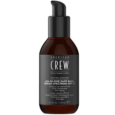 American Crew All-in-One Face Balm for Men, Soothi...