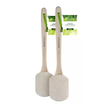 EcoTools Loofah Bath Brush, Shower Brush with Ergo...