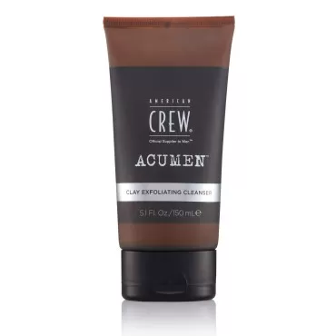 American Crew Men's Exfoliating Face Cleanser, Daily Clay Cleanser, 5.1 Fl Oz