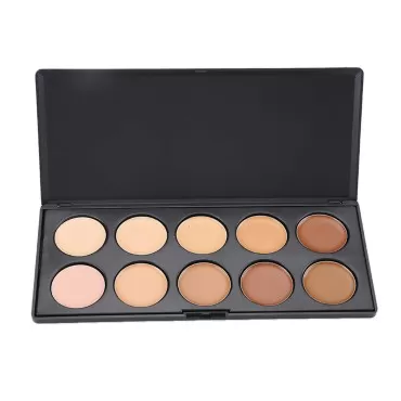 Vodisa 10 Colour Makeup Contour Palette-Cream Conc...