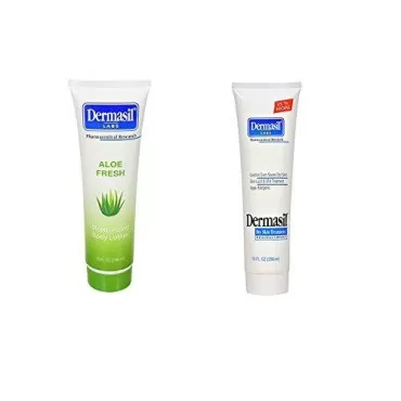 2-pack Dermasil Lotion 10 oz tube - Aloe Fresh & D...