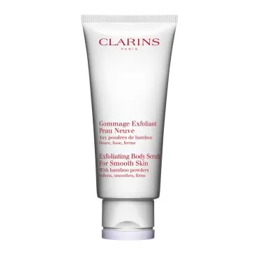 Clarins Exfoliating Body Scrub For Smooth Skin | Softens, Smoothes and Visibly Firms | Preps Skin For Treatments To Follow | Non-Drying |Natural Extracts, Including Soothing Shea Butter