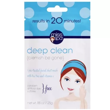 Miss Spa Facial Sheet Mask Deep Clean...